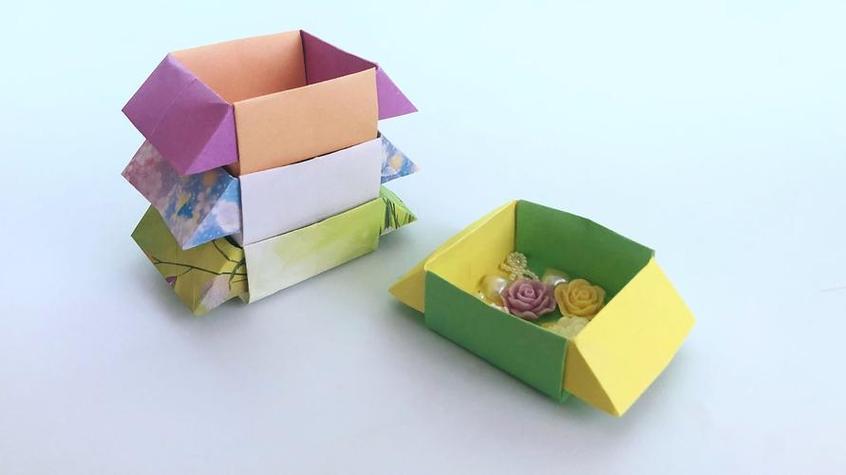 垃圾桶用折纸怎么做6个视频