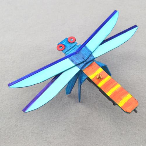 小学生手工科技小制作diy材料创意电子教具科学实验玩具机械蜻蜓
