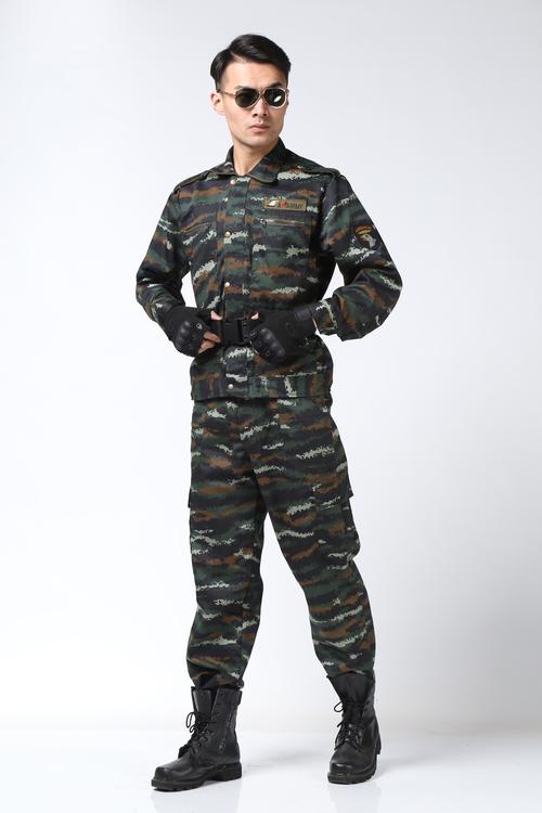 迷彩服套装特种兵迷彩服户外cs装备作训服虎斑迷彩套装