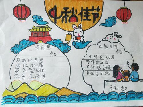 写美篇  这是我们班做的关于中秋节的手抄报一年级非常简单手抄报中秋