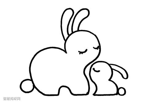 简单又漂亮的小白兔简笔画教程