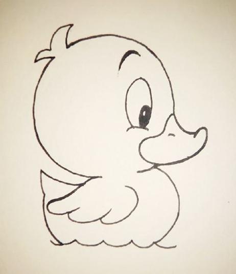 鸭子怎么画简笔画 可爱的小鸭子怎么画简笔画_牛求艺网