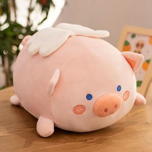 天使猪公仔布娃娃抱枕睡觉女生毛绒玩具可爱猪猪玩偶女神节礼物