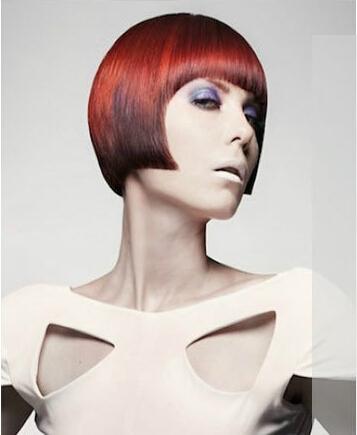 沙宣发型设计 红色染发更时尚气