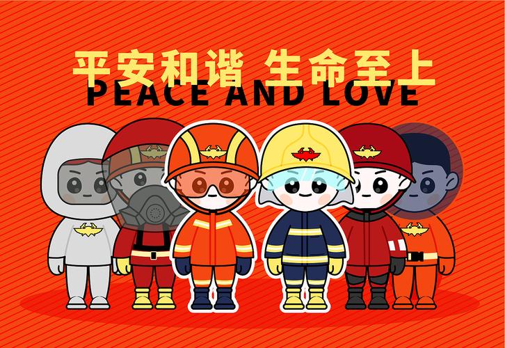 中国消防卡通形象设计