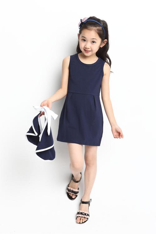 2014新款韩版女童两件套裙子儿童连衣裙小孩套装童装1件代发图片大全