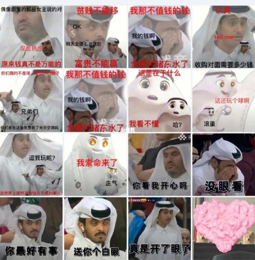 卡塔尔世界杯  #卡塔尔  #塔尔王子 #表情包  #世界杯吉祥物