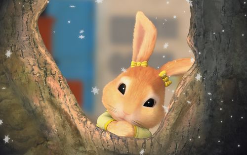 peterrabbit,可爱,萌,兔子,新年,2015年新年,雪,春节比得兔壁纸图片