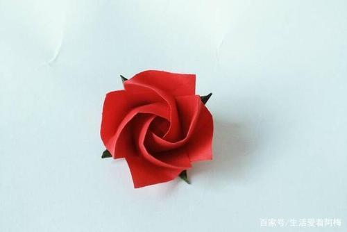经典再现折纸玫瑰附超详细步骤图一步步教会你折玫瑰花